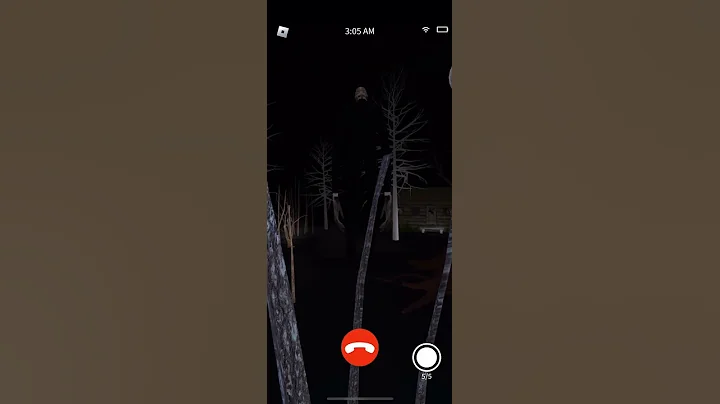 Calling Slenderman!! (Don’t call at 3am) #slenderman #scary #jumpscare #3am #shorts