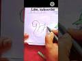 simple and easy Decker drawing from letter u tutorial# drawing tricks tutorial