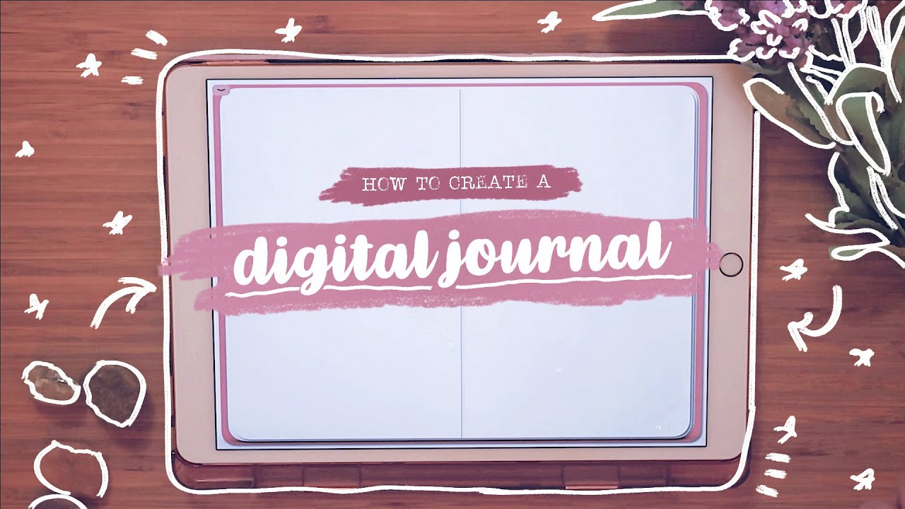 HOW TO CREATE A DIGITAL JOURNAL! 💗✨ Digital Bullet Journal Tutorial -  Reading Journal 