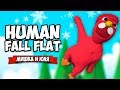 Human Fall Flat НА ДВОИХ ♦ НОВОГОДНЕЕ ОБНОВЛЕНИЕ, КУКАРЕКМЕН И ВОИН ЛЮБВИ В ХЬЮМАН ФОЛ ФЛЭТ