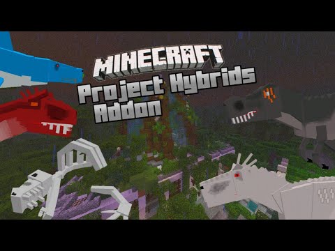 Project Hybrids Addon For MCPE! | 6 Dino [1.14/1.16+]