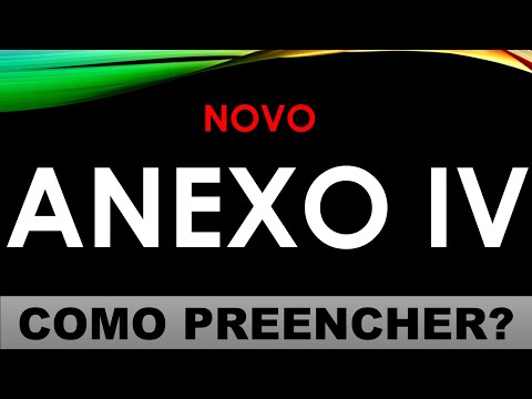 Vídeo: Como Preencher O Anexo 4 Da Folha 02