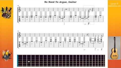 No Need To Argue - Cranberries - Guitar