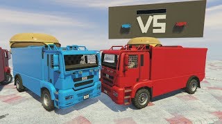 ROJOS vs AZULES - GTA 5 ONLINE