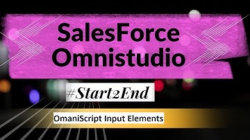 Omnistudio - Omniscript Password, Number, Telephone Input Elements #Start2End |04
