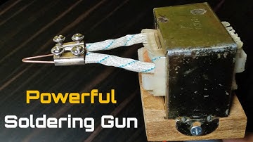 How To Make Powerful Soldering Gun | Build A Soldering Gun Using Old transformer | CreativeShivaji