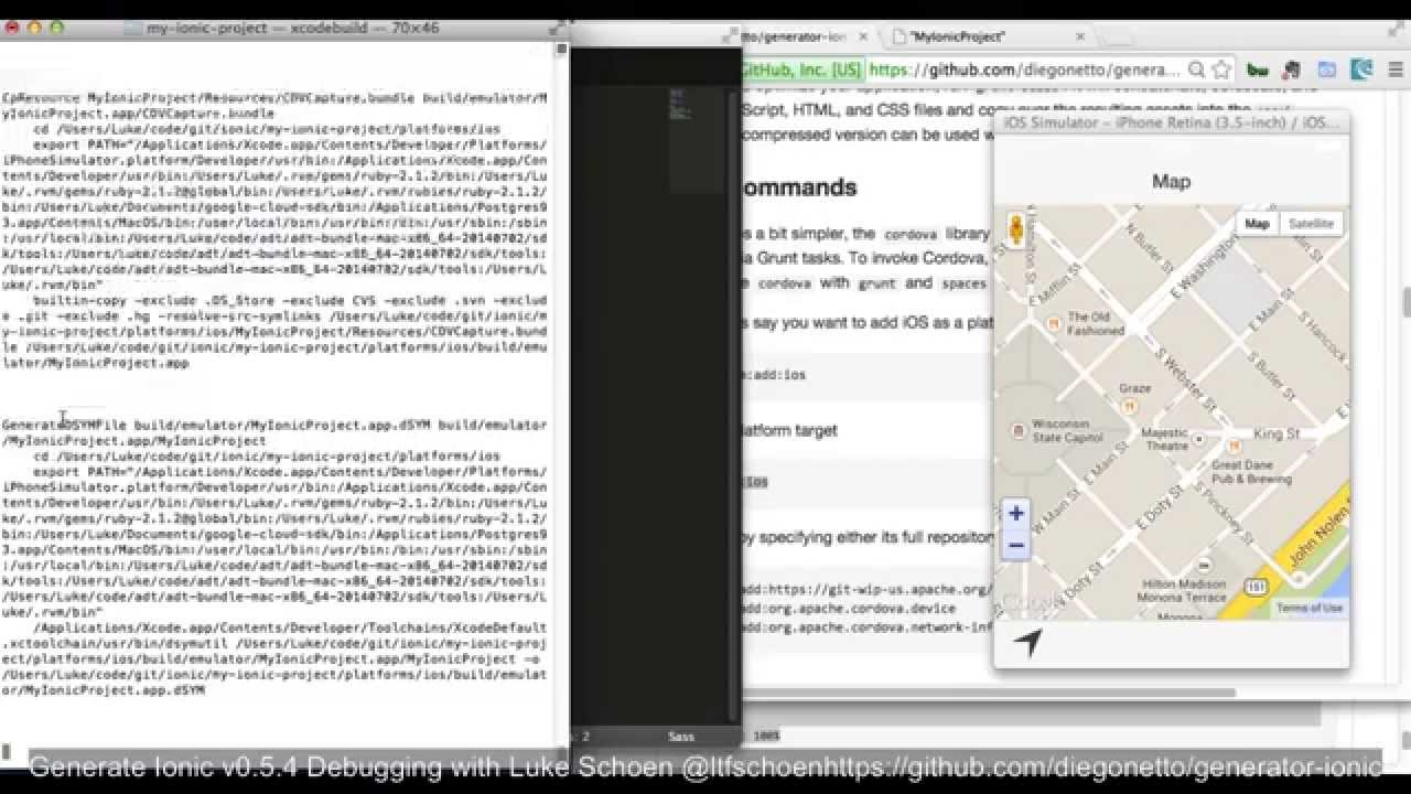Generate Ionic - Debugging v0.5.4 - YouTube