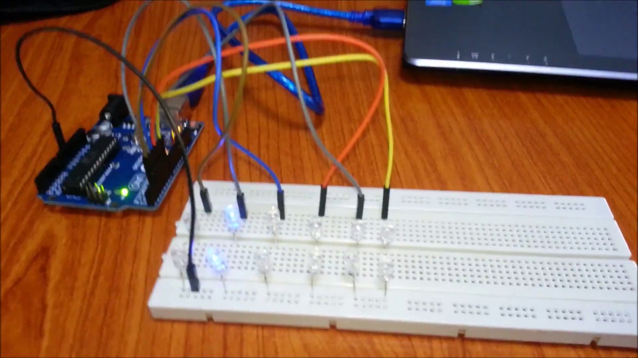 Arduino Knight Rider - YouTube