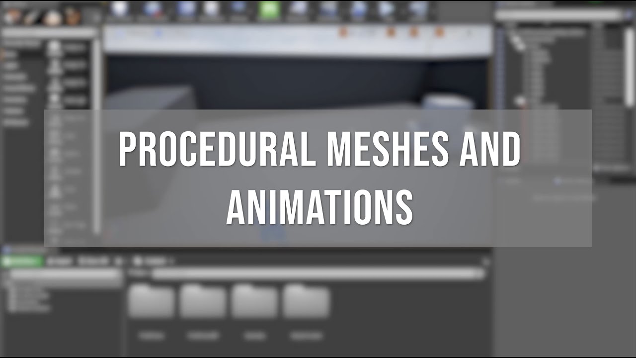 Unreal Engine - Procedural Static Mesh and Animation Generation ...