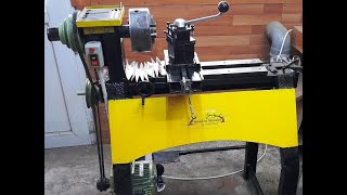 DIY Metal Lathe Machine - Easy and good job