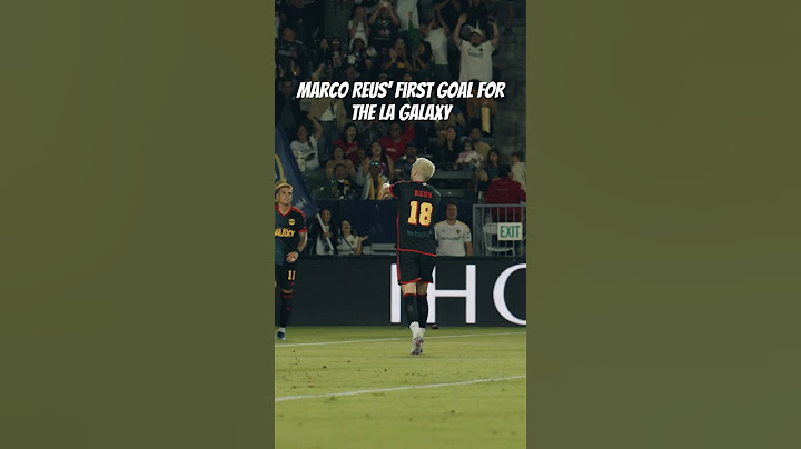 Marco Reus Scores his First Goal for the LA Galaxy #mls #soccer #bvb