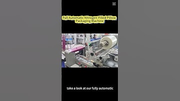 Full-automatic nitrogen-filled pillow packaging machine#packingmachine #packagingmachine #fyp
