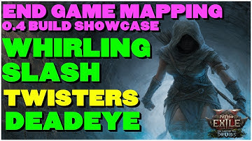 [POE 2 0.4] Deadeye Whirling Slash Twister! Blast Through All End Game Mapping Content! Build Guide