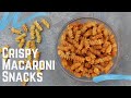 Crispy Macaroni Snacks | Pasta Crackers