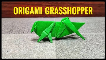 Origami Grasshopper | How to make Origami Grasshopper | Origami tutorial | Paper craft | DIY