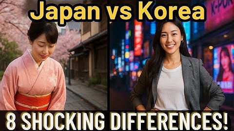 8 Mind-Blowing Differences Between Japanese and Korean People That Will Shock You!