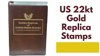 US 22kt Gold Replica Stamps #stamps #postage #postagestamps #collectiblestamps