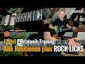 E-Moll Pentatonik Training - alle Positionen plus Rock Licks