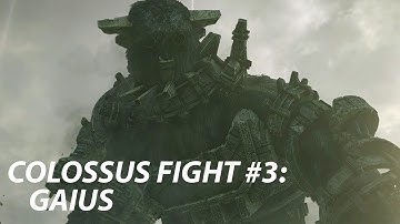 [4K] Shadow of the Colossus (PS4) - Colossus #3: Gaius Fight