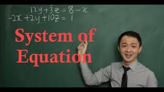 SPM Add Math - System of Equation
