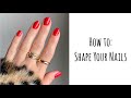How to: Shape Your Nails Using GelMoment