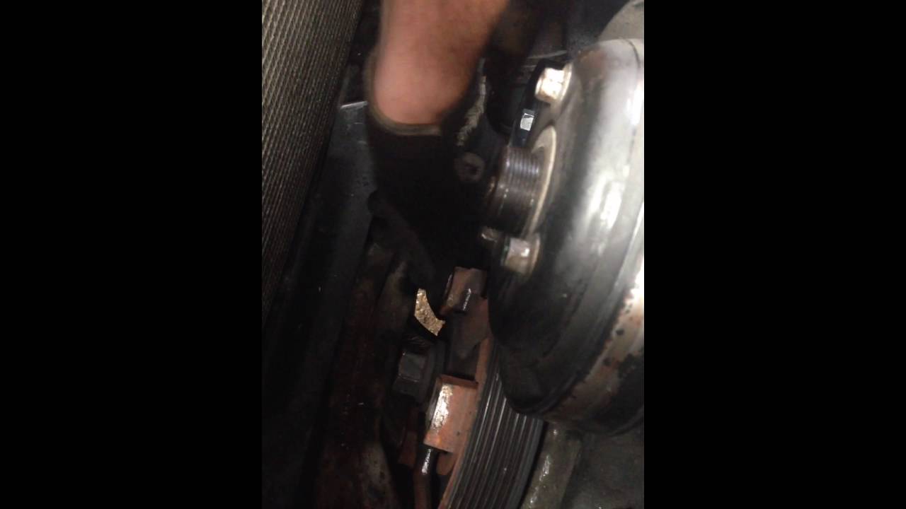 Td5 Discovery crankshaft pulley failed YouTube