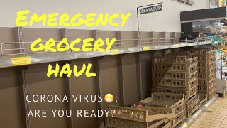 Keto Grocery Haul | EMERGENCY Food Supply| Coronavirus/COVID19 Quarantine