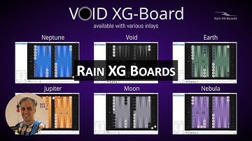 Rain Custom Backgammon Boards for Extreme Gammon