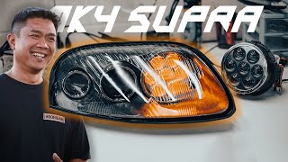 Custom MK4 Supra Headlights for Suppy at HOONIGAN! (Build Breakdown #1)