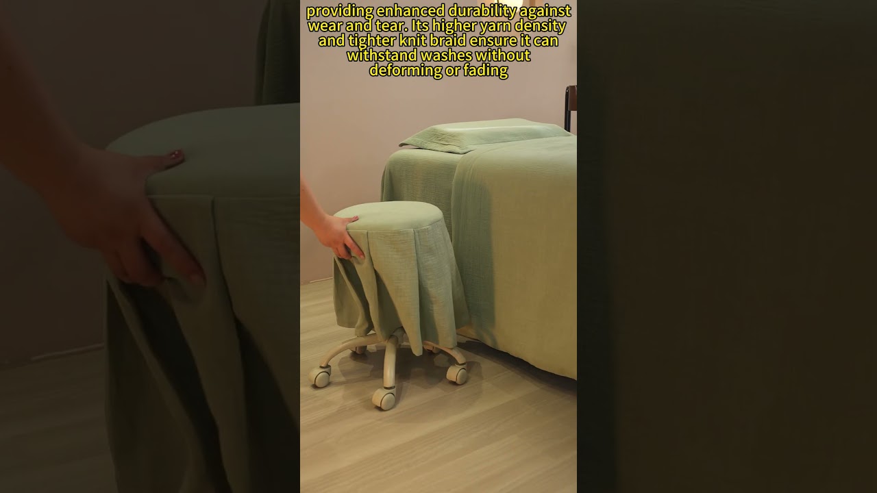 100% Cotton Gauze Fabric sheet set For SPA