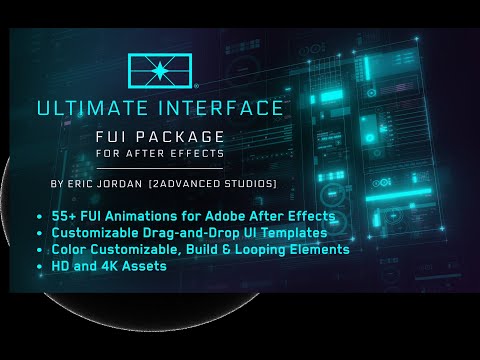 Ultimate Interface FUI / UI Package for After Effects - Eric Jordan x AEJuice