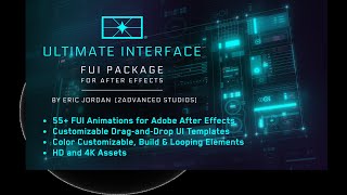 Ultimate Interface FUI / UI Package for After Effects - Eric Jordan x AEJuice