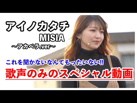 【今回はアカペラ⁉︎】これを聴かないなんてもったいなさすぎるスペシャル動画はこれだ‼︎アイノカタチ/MISIA（covered by 武田レイナ）@takedan07