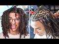 White guy goes to black salon  dreadlock transformation