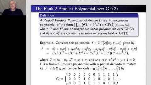13. Boolean Ring Cryptographic Equation Solving