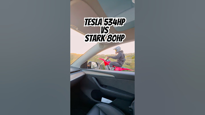 TESLA 534cv VS STARK VARG 80cv  #elettric#tesla#stark#brutal#acceleration  STRADA CHIUSA AL TRAFFICO