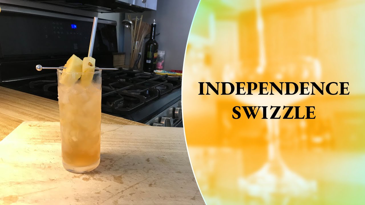 How to Make an Independence Swizzle - Rum Cocktail - Cocktails At Home