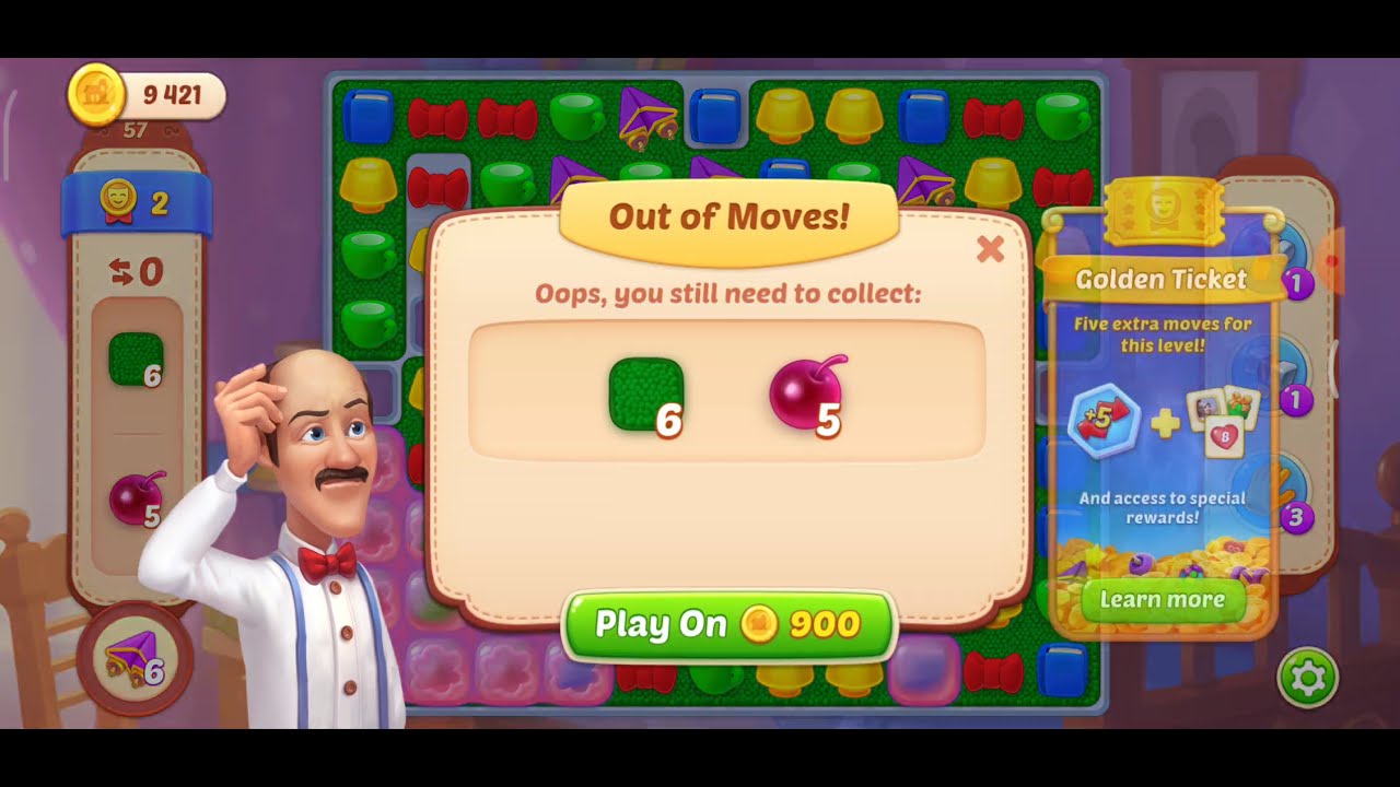 Homescapes level-57 - YouTube