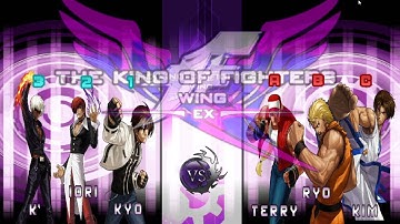 [KOF Wing EX 1.2) Kyo, Iori, & K vs. Terry, Ryo, & Kim