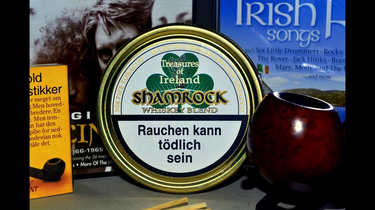 🇩🇪🇺🇸 Pfeife rauchen DTM Dan Tobacco Treasures of Ireland „Shamrock