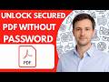 How to Unlock Secured PDF Without Password Full Guide 2026
