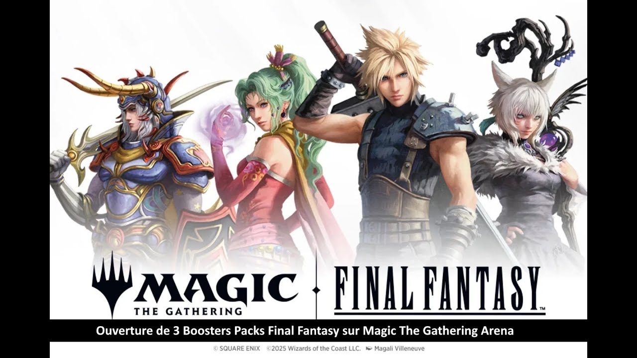#tcg #Ouverture de 3 Boosters Packs Final Fantasy sur Magic The Gathering Arena