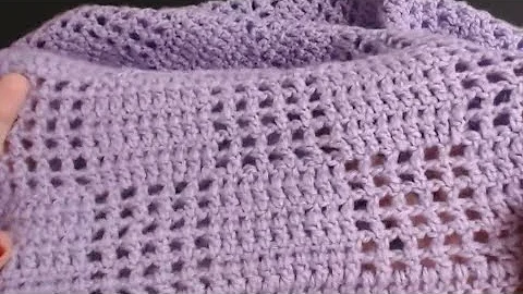 Crochet "Filet Blocks"  Easy to follow along tutor...