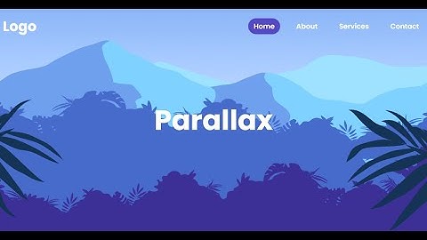 ASMR Programming - Parallax Scrolling Effect | HTML CSS & JavaScript