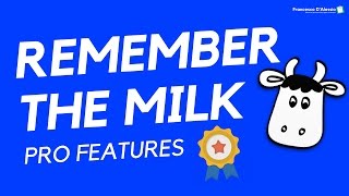 Remember The Milk Pro Feature Review 