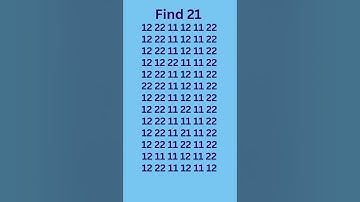 can you find 21 in 5 seconds? #wordpuzzlegame #game #mathematics #mindbendingquiz #puzzle6 5