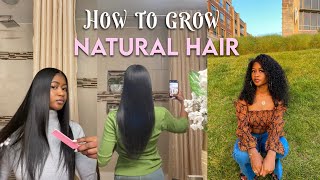 NATURAL HAIR CARE TIPS FOR LENGTH RETENTION \& HAIR GROWTH | HOW TO GROW LONG HEALTHY HAIR