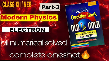 Class12 NEB important numerical solved ।। neb 2083 chapter wise  numerical question Solved