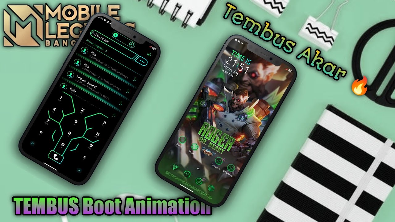 TEMBUS AKAR DUAL MODE🔥😍 Tema Xiaomi, Poco, Redmi MIUI 12.5 Keren Terbaru 🔥