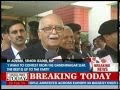 Fire still burning Advani; leader